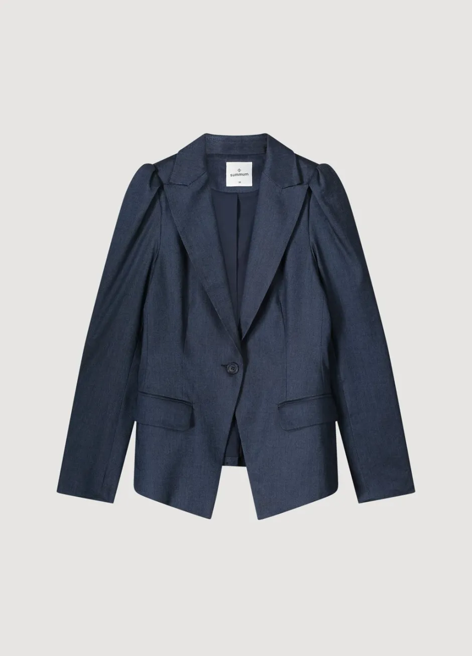 Vrouwen Summum Woman Blazer Met Gepofte Mouw