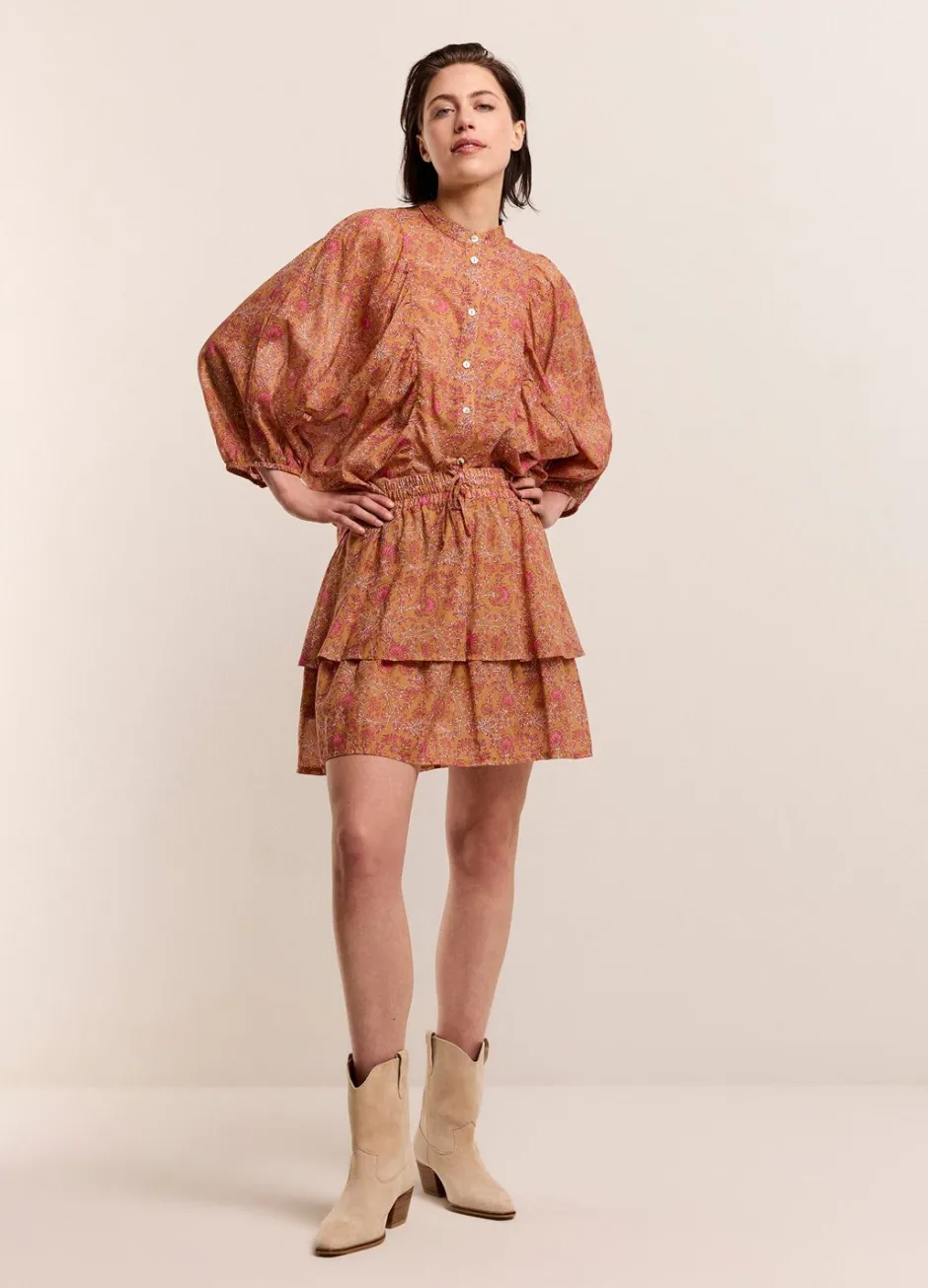Vrouwen Summum Woman Blouse Met Geplooide Ballonmouw
