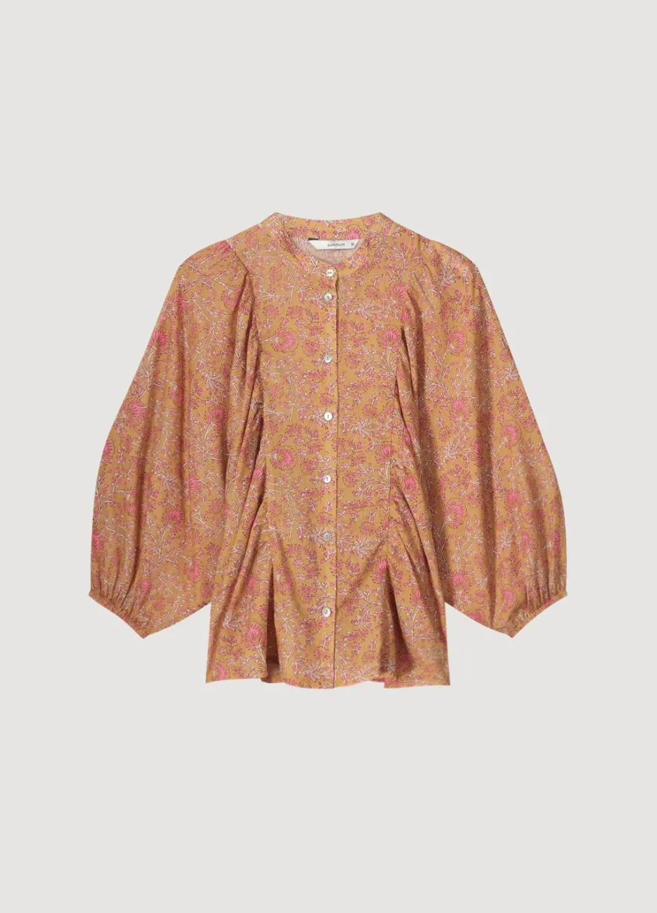 Vrouwen Summum Woman Blouse Met Geplooide Ballonmouw