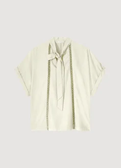 Vrouwen Summum Woman Bow Tie Top