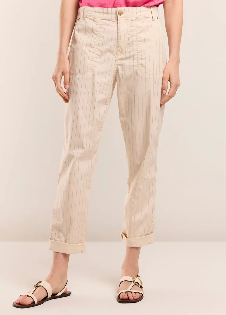 Vrouwen Summum Woman Broek Met Metallic Streep