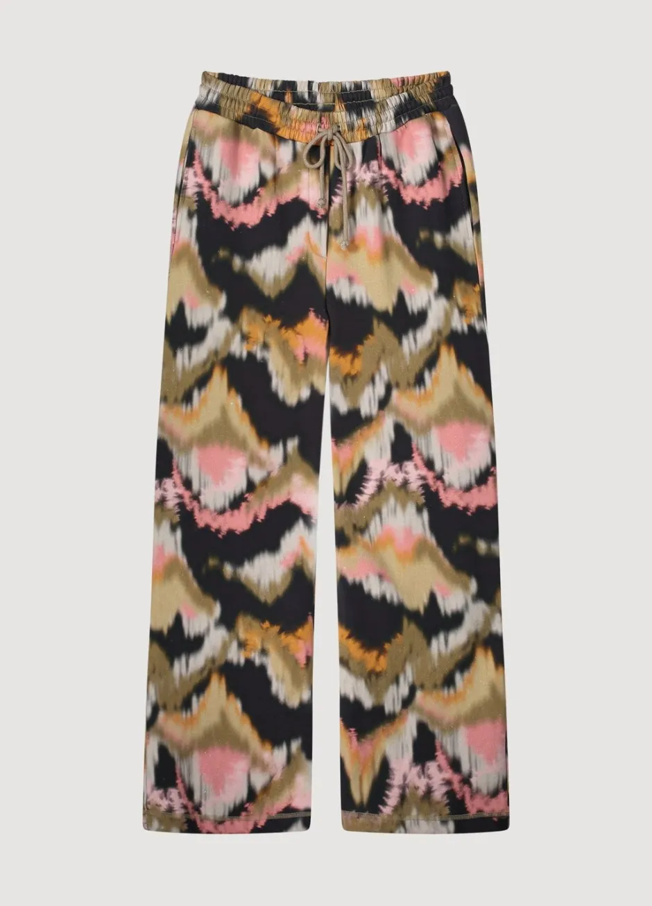 Vrouwen Summum Woman Broek Met Waterverf-Print