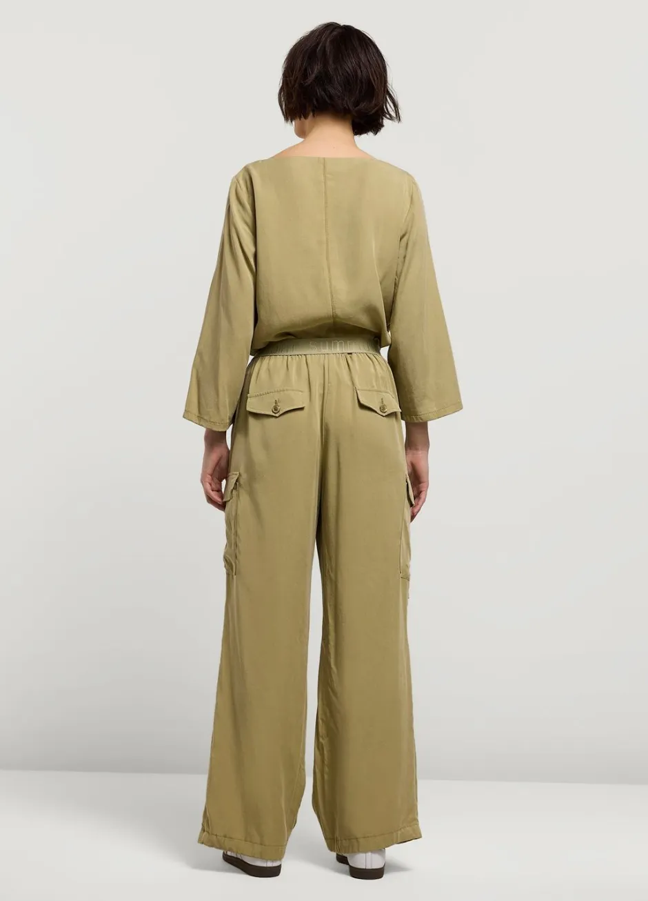 Vrouwen Summum Woman Cargobroek Elastische Taille