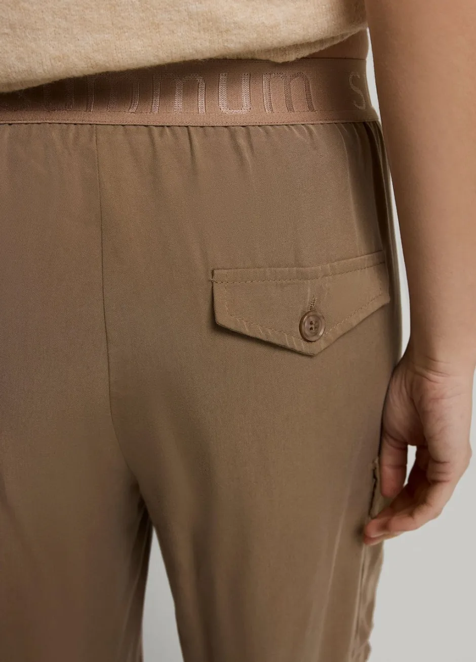 Vrouwen Summum Woman Cargobroek Elastische Taille
