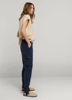 Vrouwen Summum Woman Cargobroek Met Strik