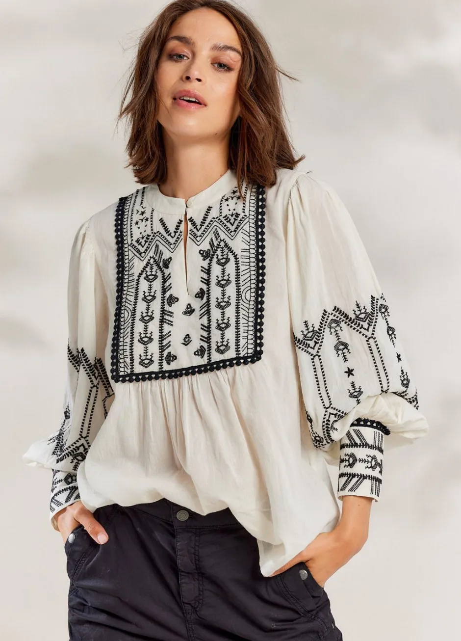 Vrouwen Summum Woman Contrast Top
