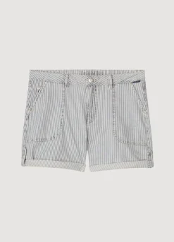 Vrouwen Summum Woman Denim Streepjesshort
