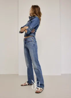 Vrouwen Summum Woman Flared Blue Daze Denim
