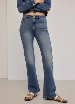 Vrouwen Summum Woman Flared Blue Daze Denim