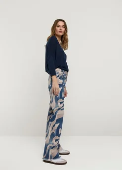 Vrouwen Summum Woman Flared Broek Met Print