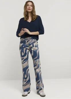 Vrouwen Summum Woman Flared Broek Met Print