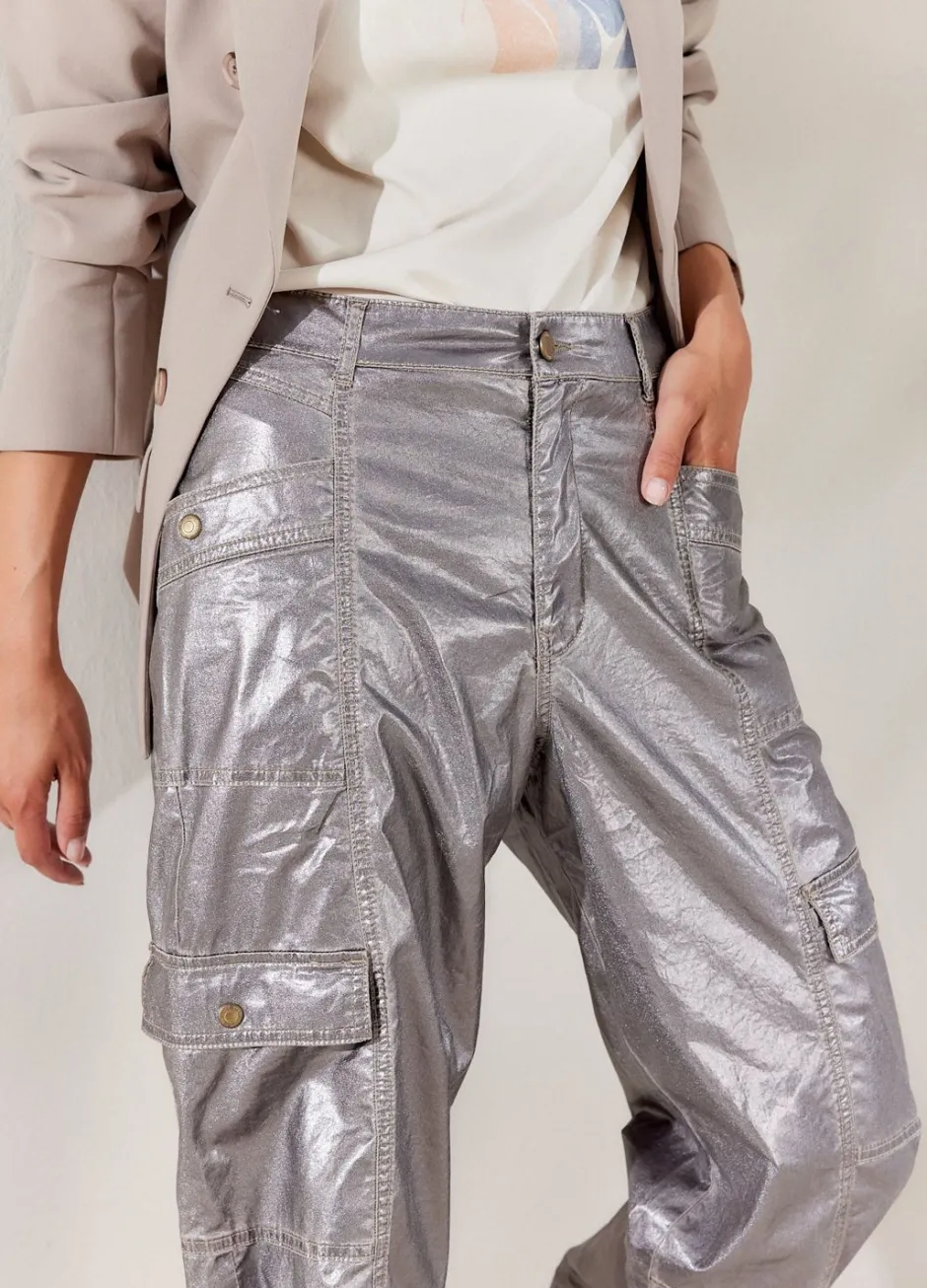 Vrouwen Summum Woman Foil Print Cargo