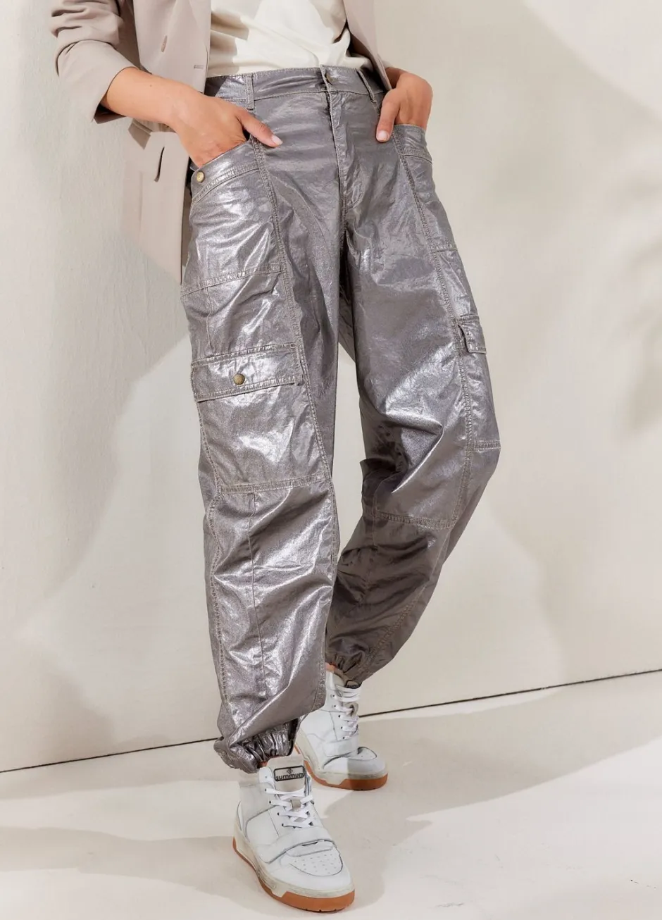 Vrouwen Summum Woman Foil Print Cargo