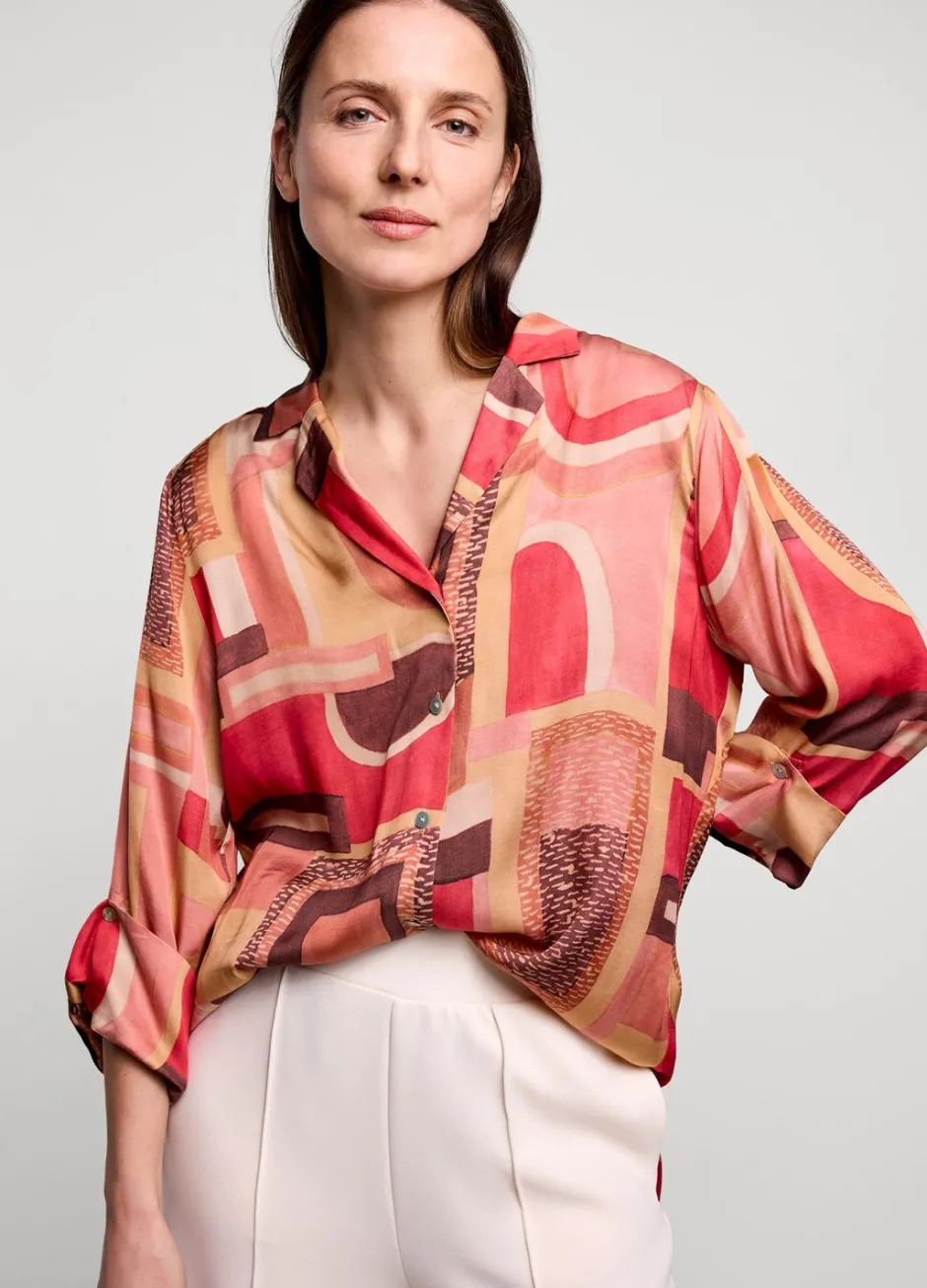 Vrouwen Summum Woman Geprinte Blouse