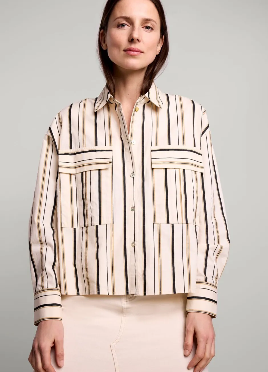 Vrouwen Summum Woman Gestreepte Blouse