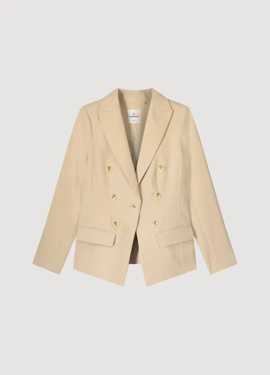 Vrouwen Summum Woman Getailleerde Blazer Met Knopen