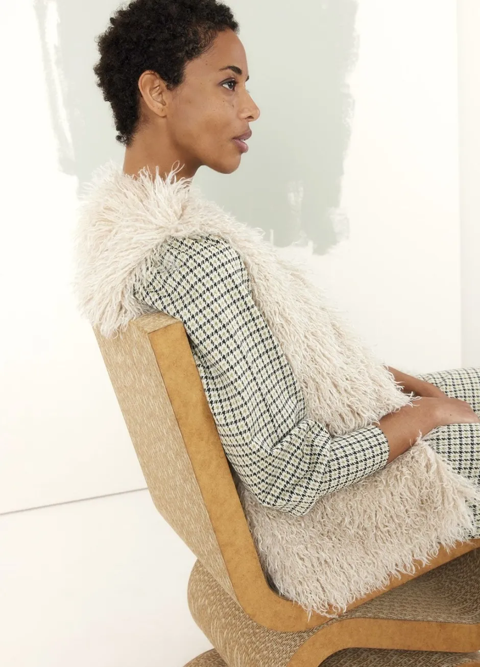 Vrouwen Summum Woman Gilet Faux Fur