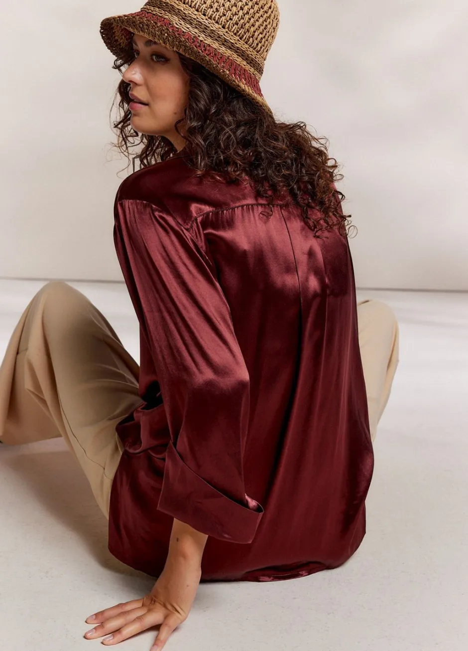 Vrouwen Summum Woman Glanzende Blouse