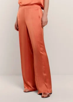 Vrouwen Summum Woman Glanzende Lange Broek