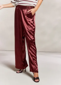 Vrouwen Summum Woman Glanzende Rechte Broek