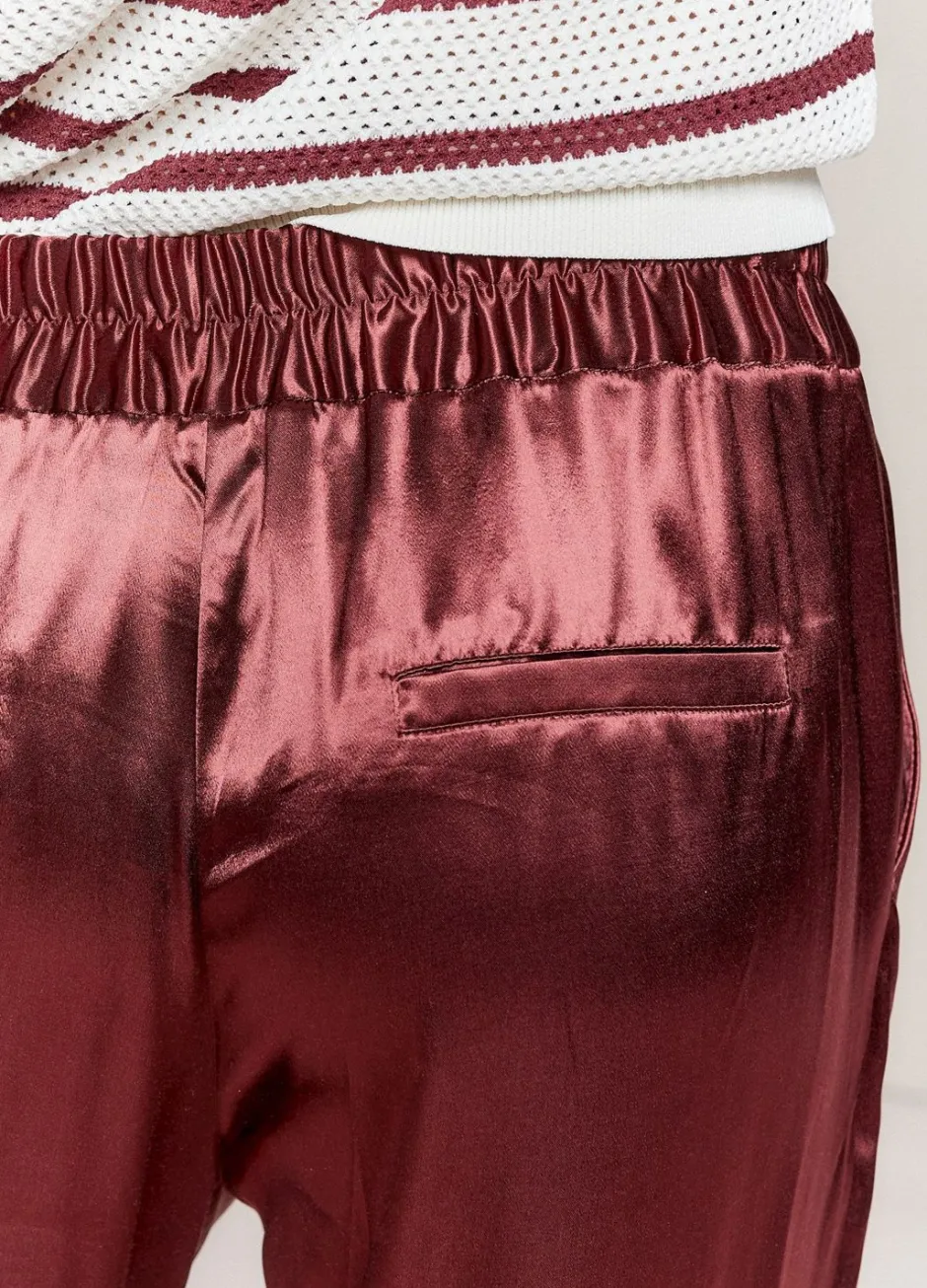 Vrouwen Summum Woman Glanzende Rechte Broek