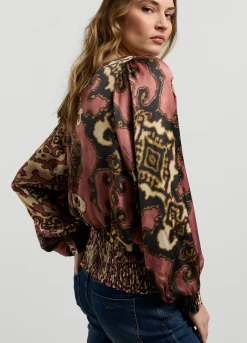 Vrouwen Summum Woman Glanzende Top Met Smok
