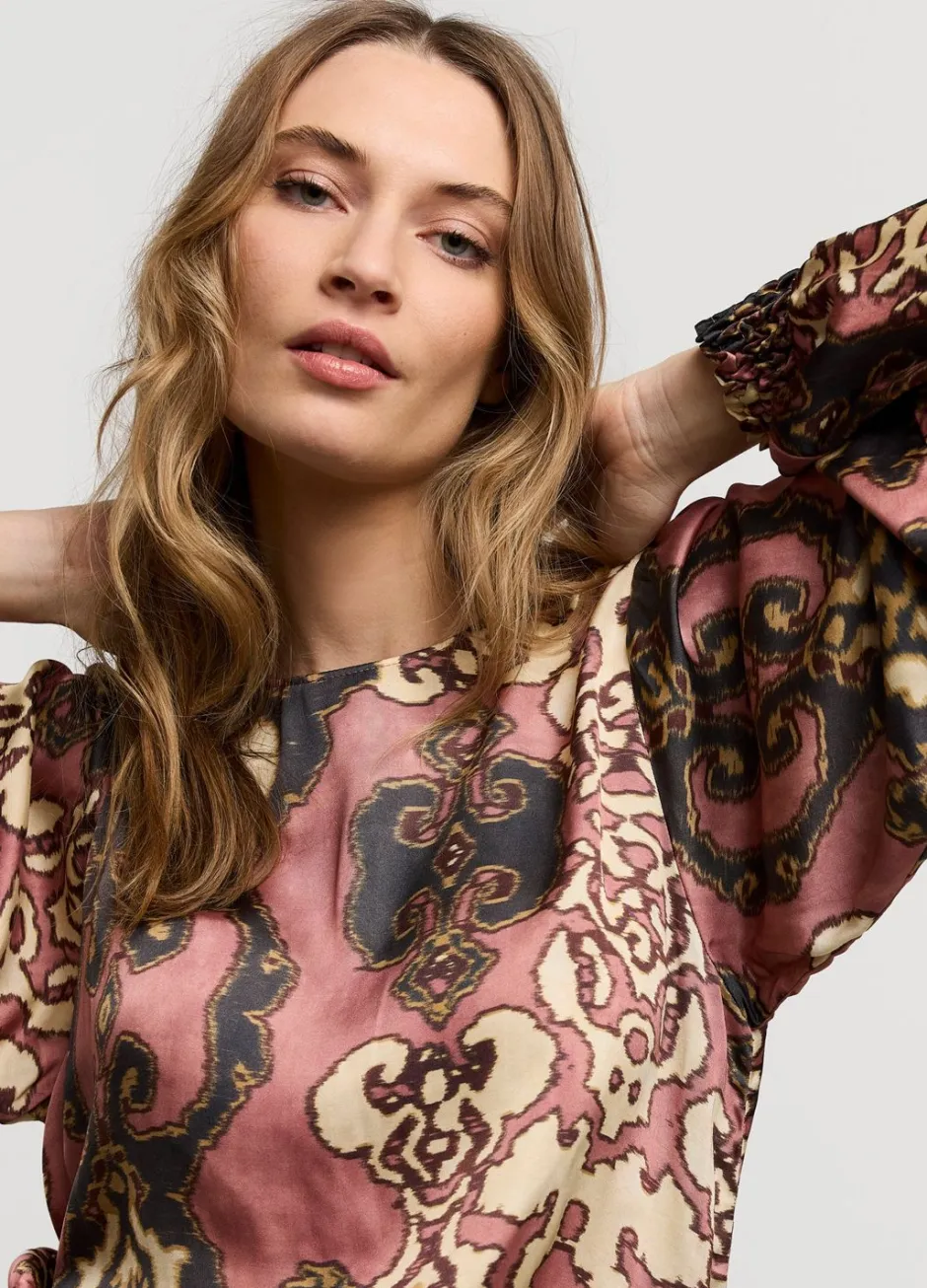 Vrouwen Summum Woman Glanzende Top Met Smok