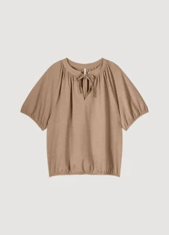 Vrouwen Summum Woman Glimmende Lurex Top