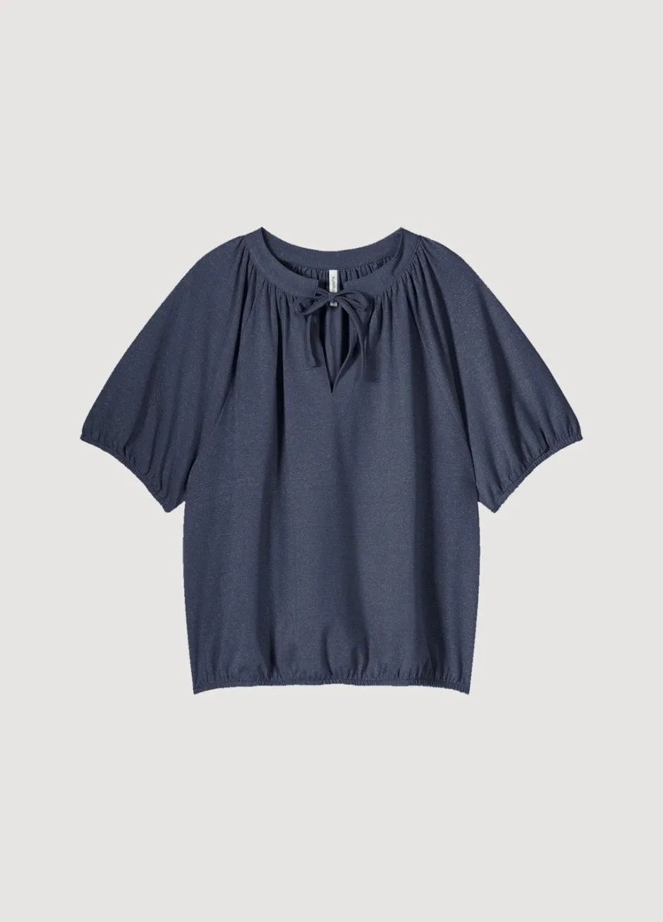 Vrouwen Summum Woman Glimmende Lurex Top