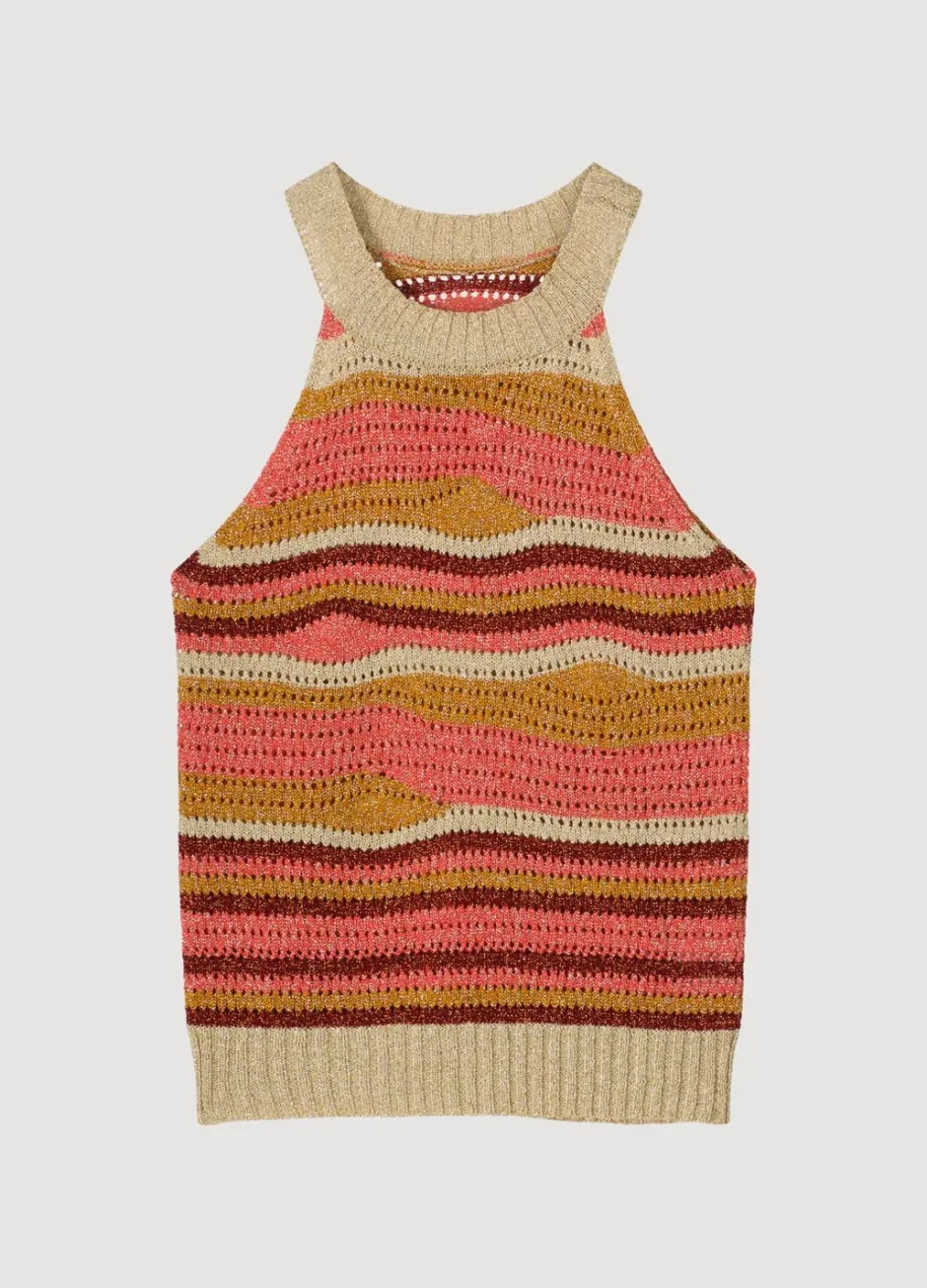 Vrouwen Summum Woman Glinsterende Haltertop