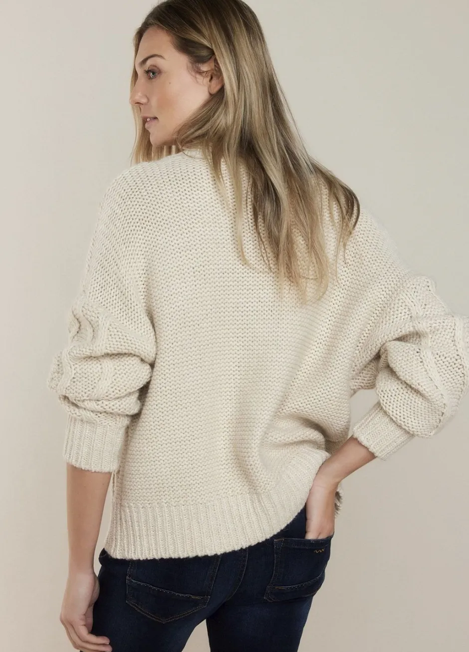 Vrouwen Summum Woman Grofgebreid Zacht Vest