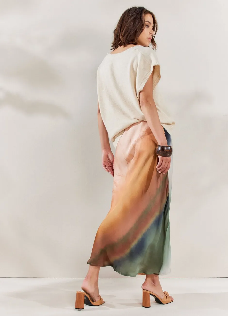 Vrouwen Summum Woman Halflange Rok Faded