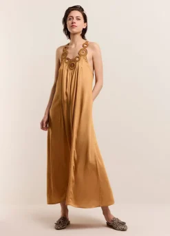 Vrouwen Summum Woman Halterjurk Viscose-Satijn