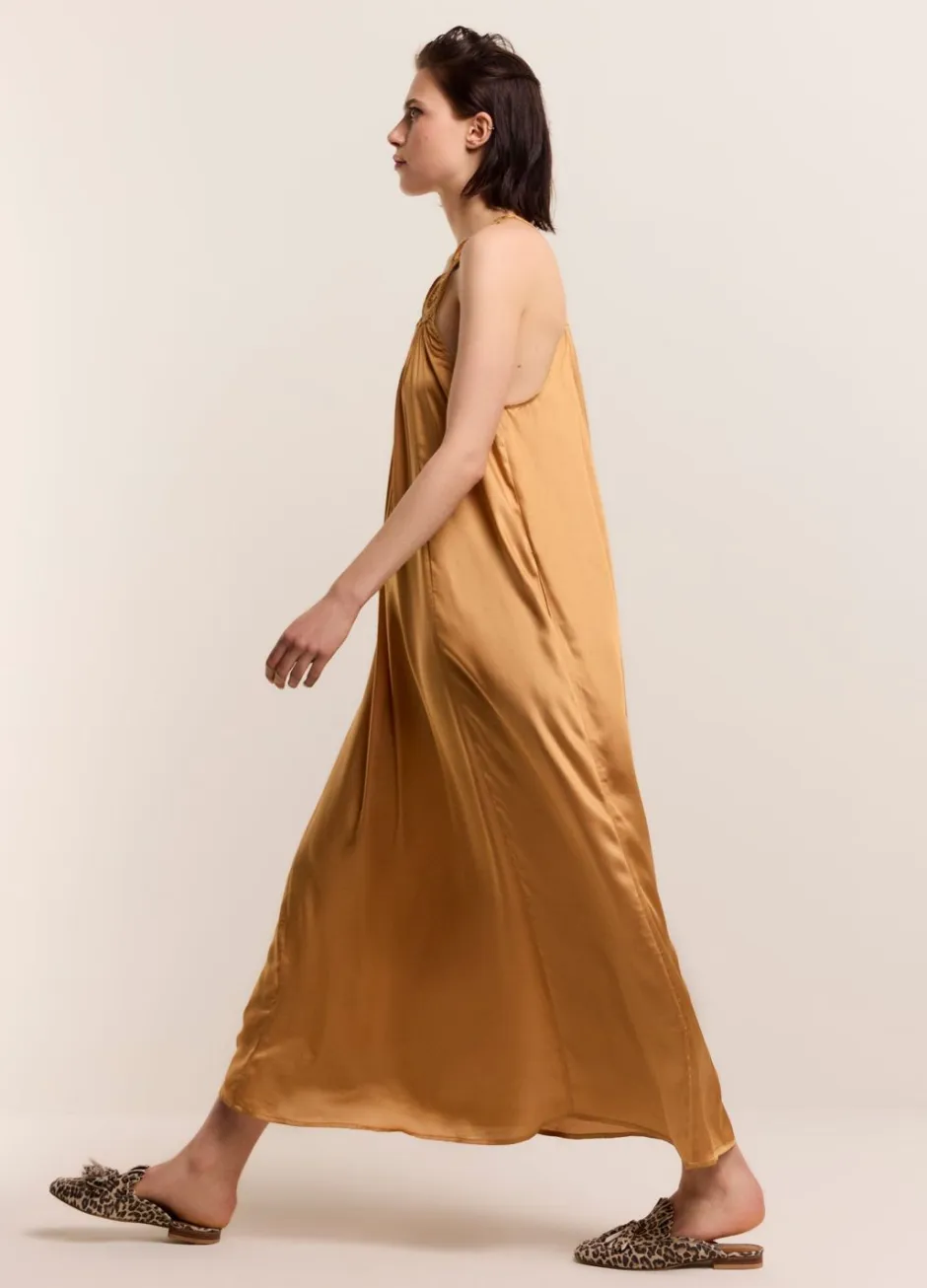 Vrouwen Summum Woman Halterjurk Viscose-Satijn