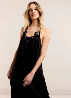 Vrouwen Summum Woman Halterjurk Viscose-Satijn
