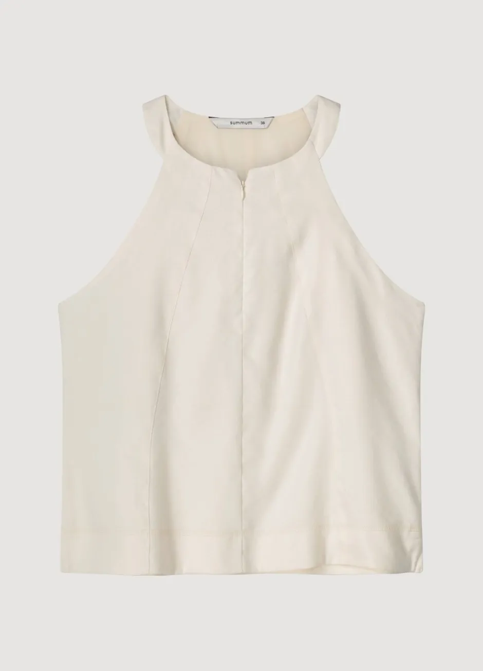 Vrouwen Summum Woman Haltertop Met Blinde Rits