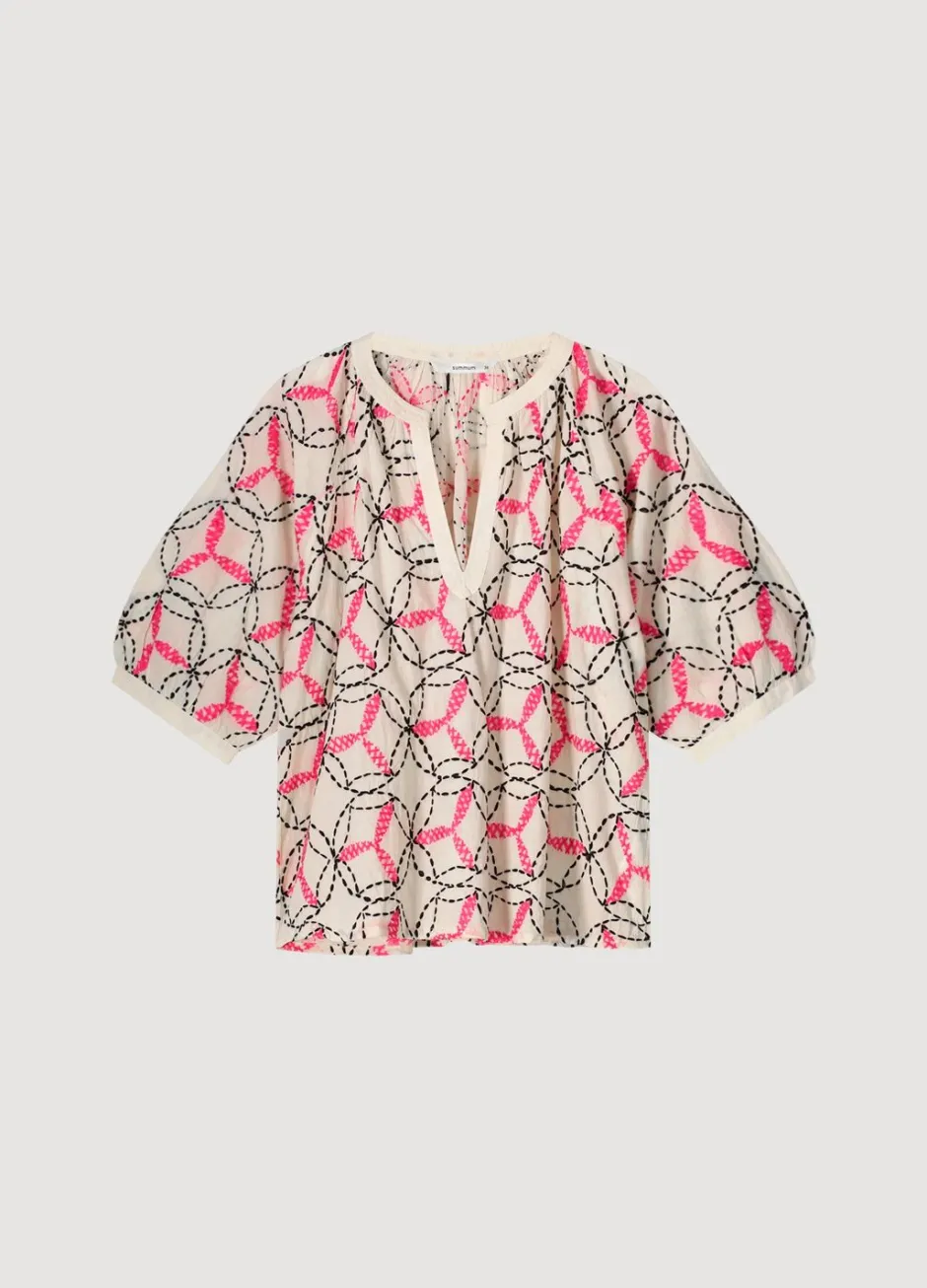 Vrouwen Summum Woman Handgeborduurd Top