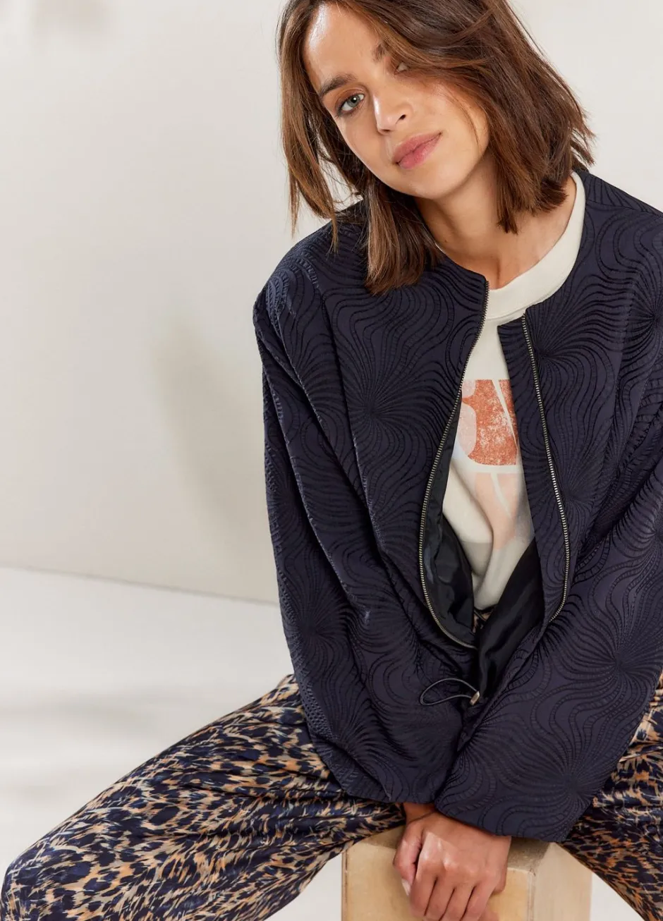 Vrouwen Summum Woman Jacquard Bomberjack