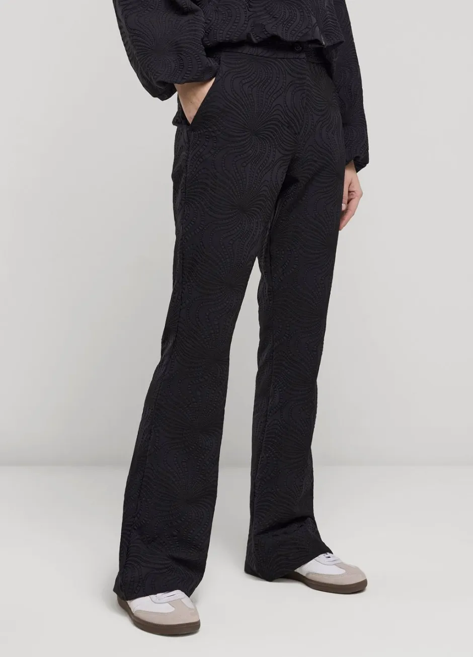 Vrouwen Summum Woman Jacquard Flared Broek
