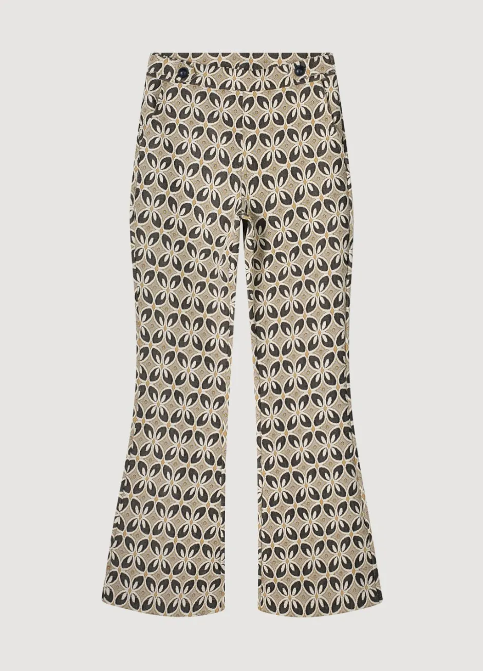 Vrouwen Summum Woman Jacquard Flared Pants