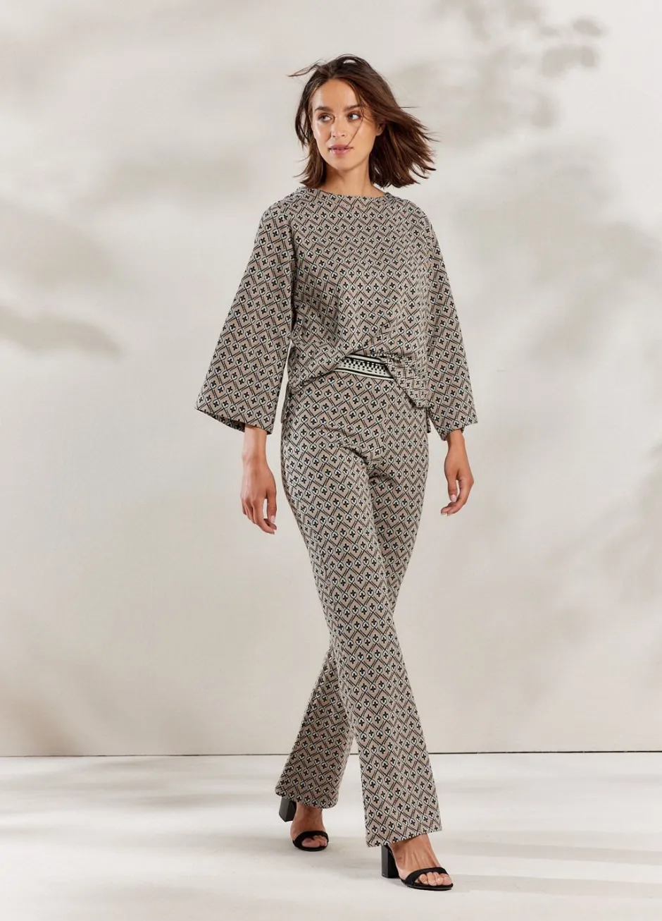 Vrouwen Summum Woman Jersey Pants Met Print