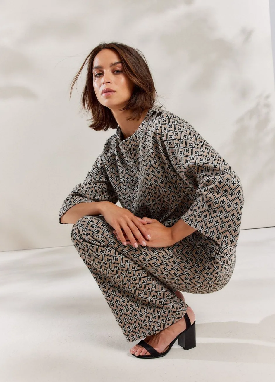 Vrouwen Summum Woman Jersey Pants Met Print