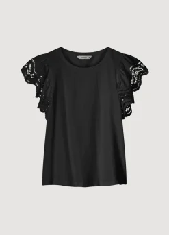 Vrouwen Summum Woman Jersey Top Met Kant