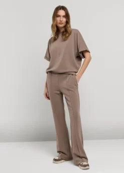 Vrouwen Summum Woman Jersey Wijdepijpenbroek