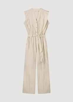Vrouwen Summum Woman Katoen-Linnen Jumpsuit