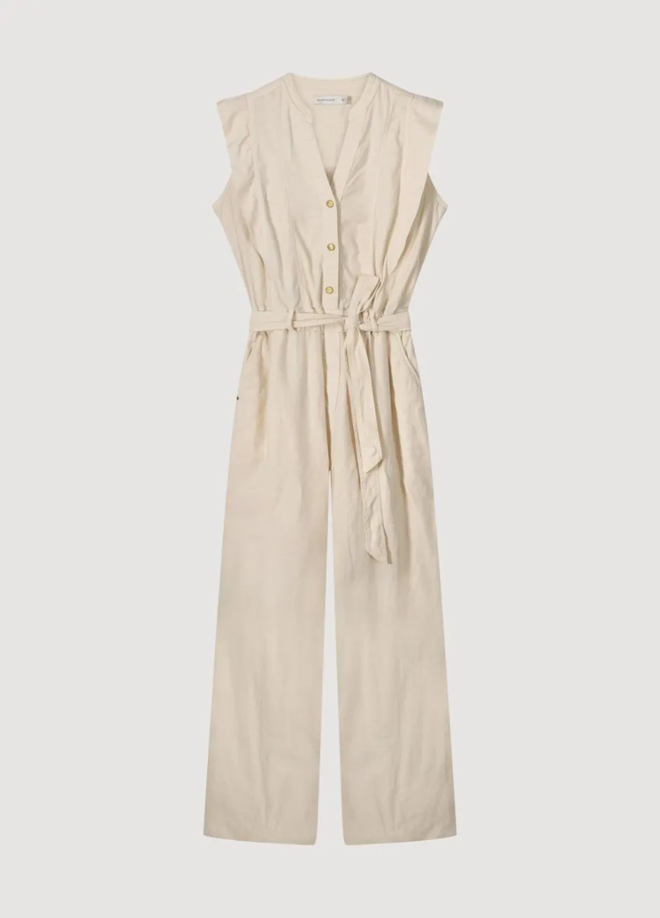 Vrouwen Summum Woman Katoen-Linnen Jumpsuit