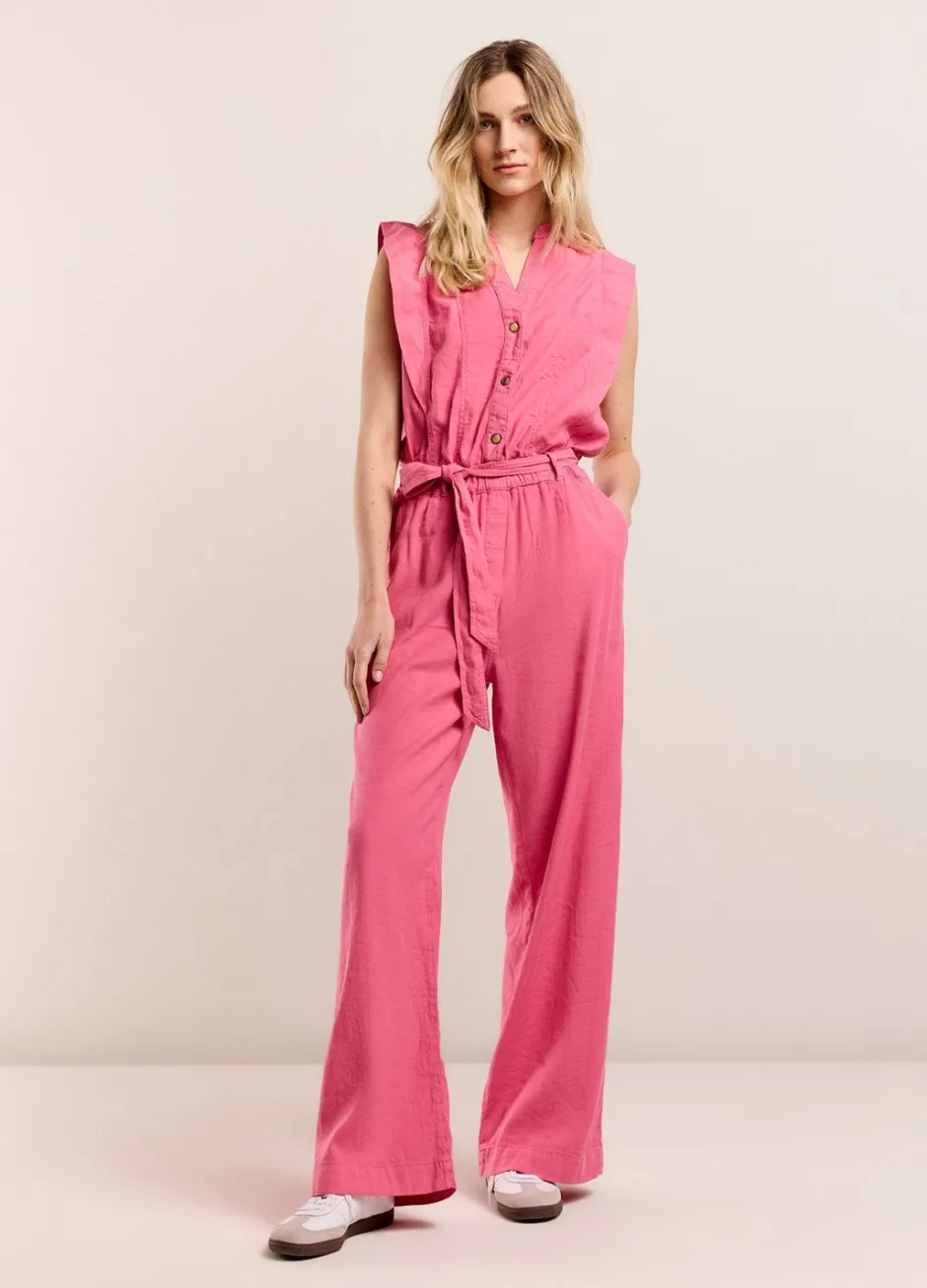 Vrouwen Summum Woman Katoen-Linnen Jumpsuit