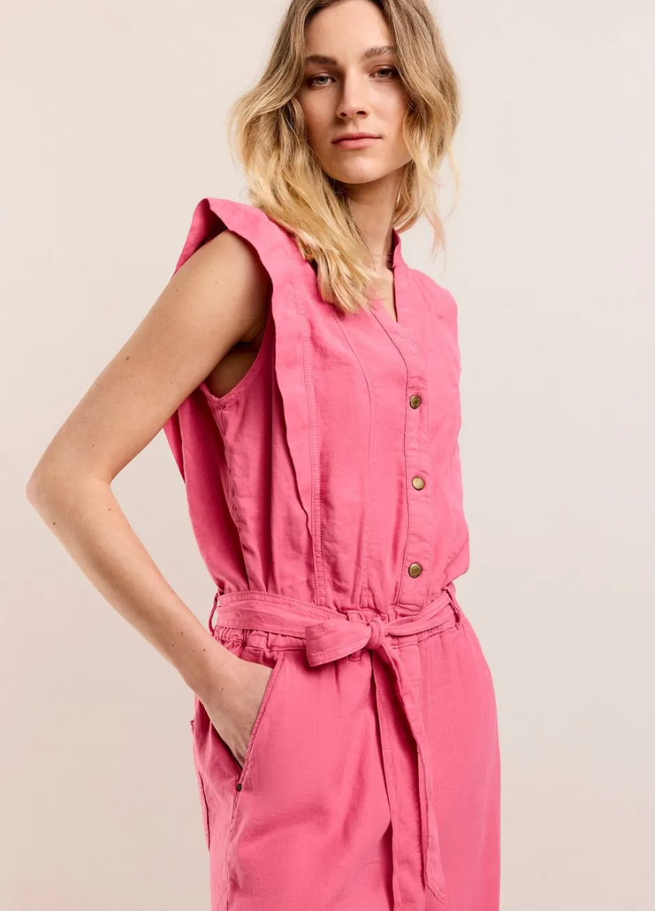 Vrouwen Summum Woman Katoen-Linnen Jumpsuit