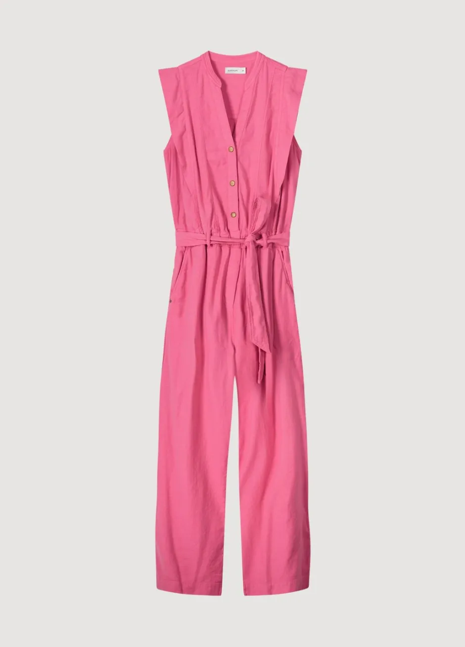 Vrouwen Summum Woman Katoen-Linnen Jumpsuit