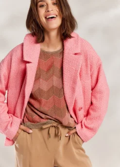 Vrouwen Summum Woman Kort Tweed Jasje